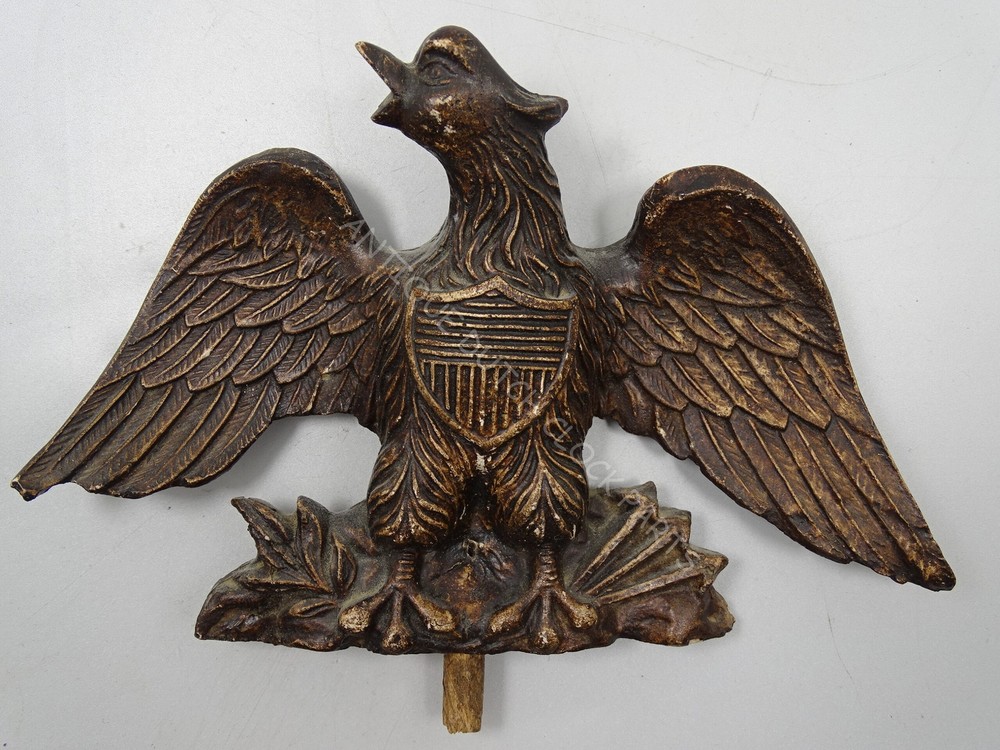 EAGLE TOP ORNAMENT FOR A GERMAN REGULATOR WALL CLOCK
