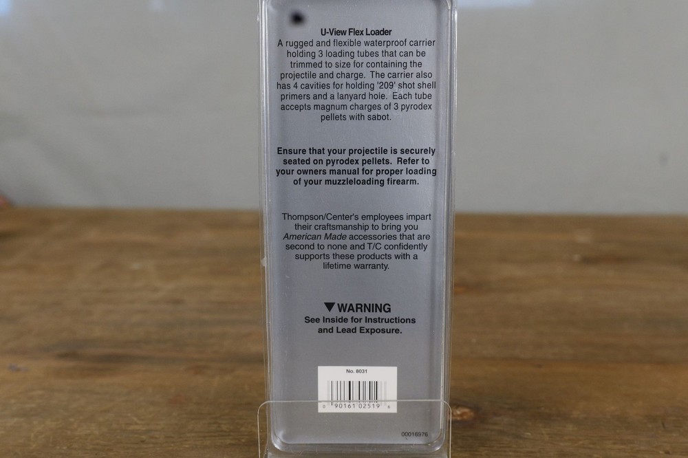 Thompson Center U-View Flex Loader 8031 .45 .50 Caliber Muzzleloader Tubes New