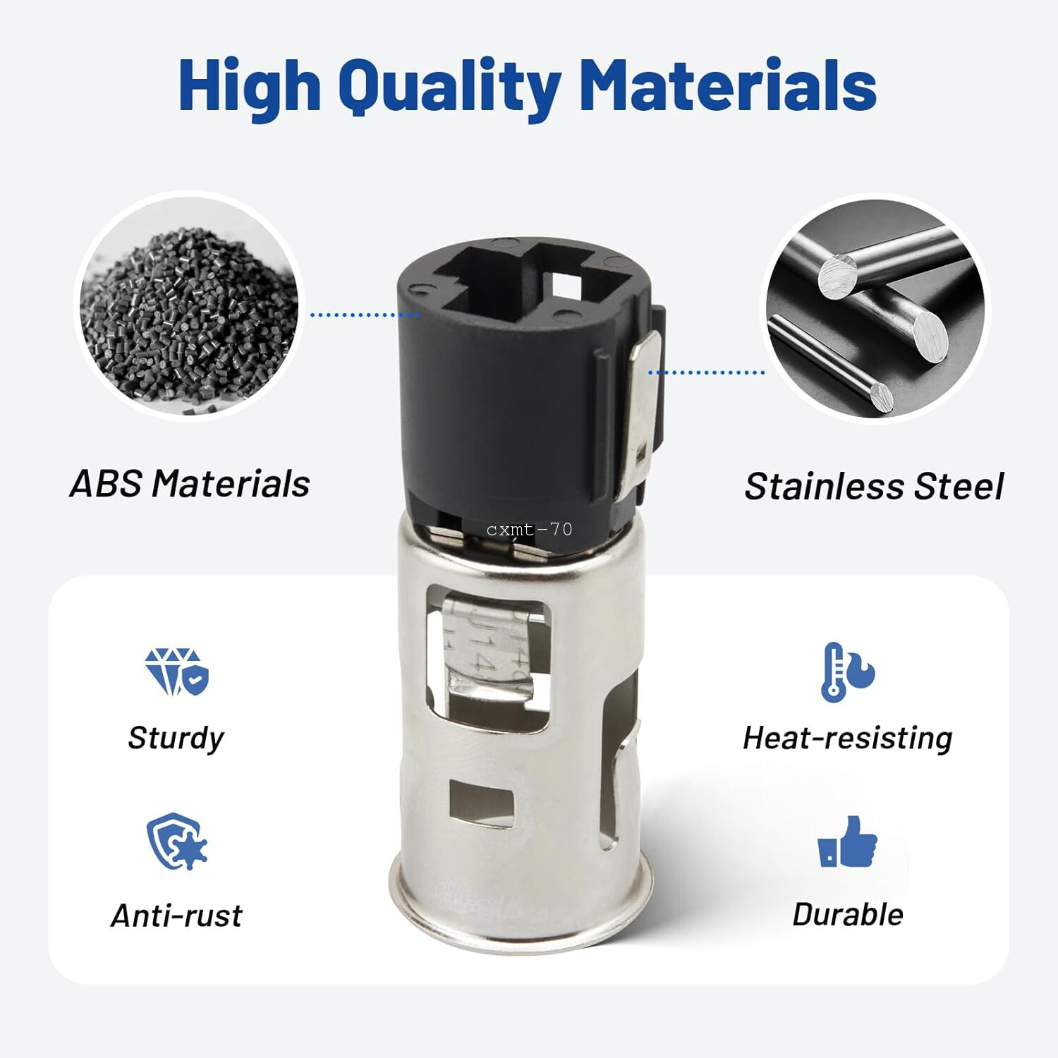 Cigarette Lighter Socket 25776667, J42059 Replace For Chevy GMC Cadillac Buick