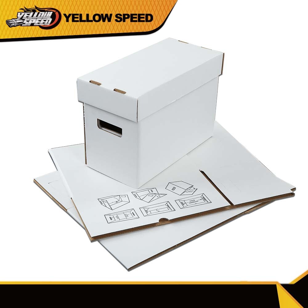 10Pcs Comic Books Storage Boxes Short Holds 150-175 Stackable Durable Archive