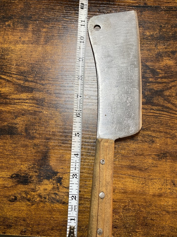 Meat Cleaver-12” long- 7” Blade