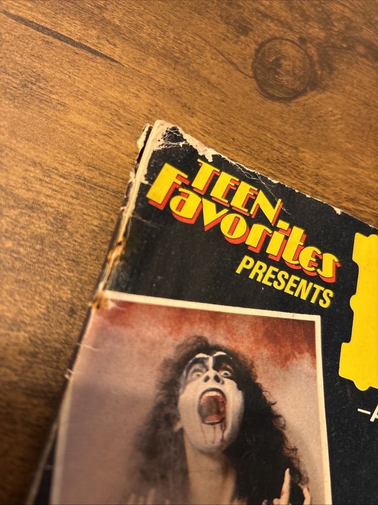 Teen Favorites presents KISS And Others - No. 1, 1988, Centerfold poster intact