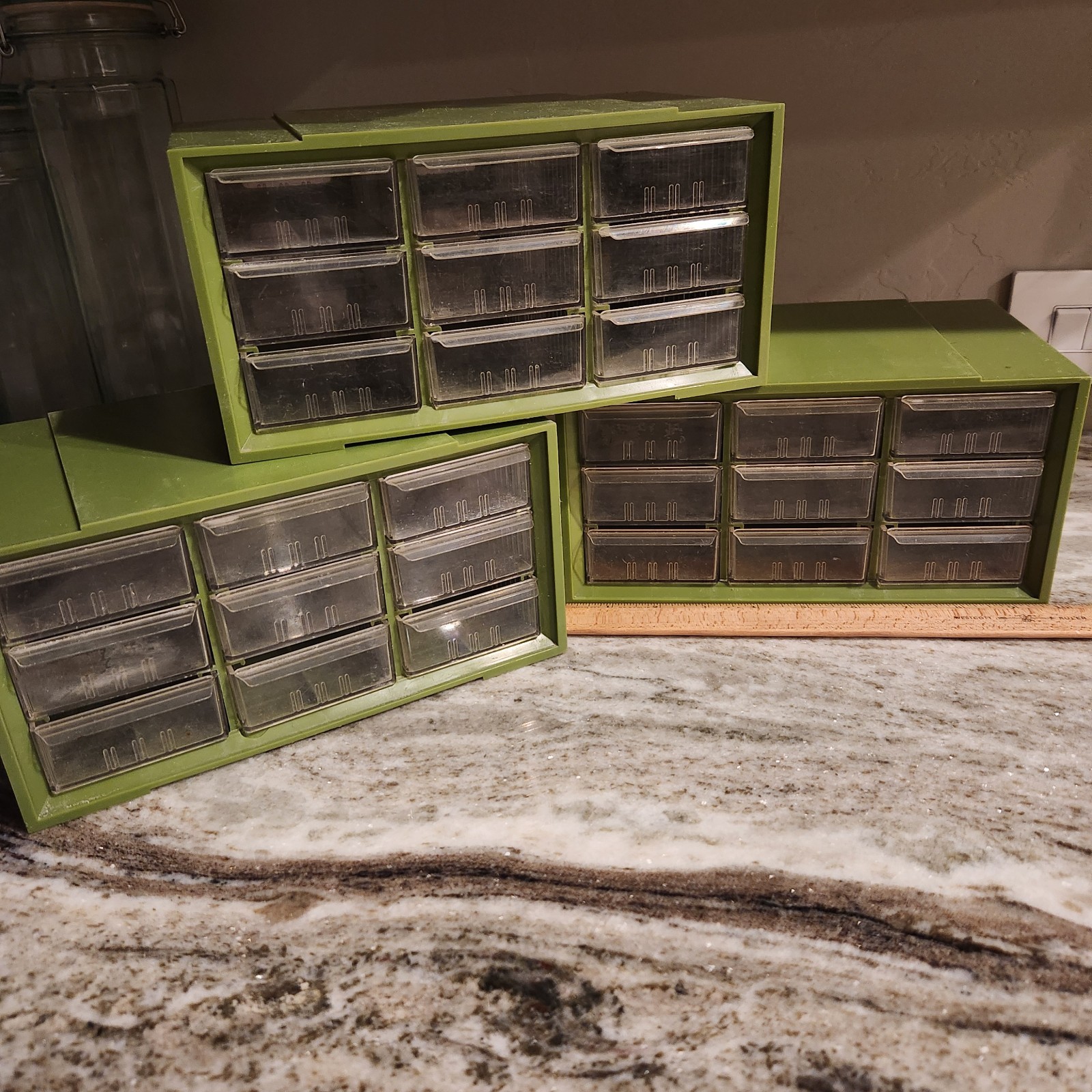 Akro-Mils Green 27 Drawer Storage Cabinet P-1. Bin organizers