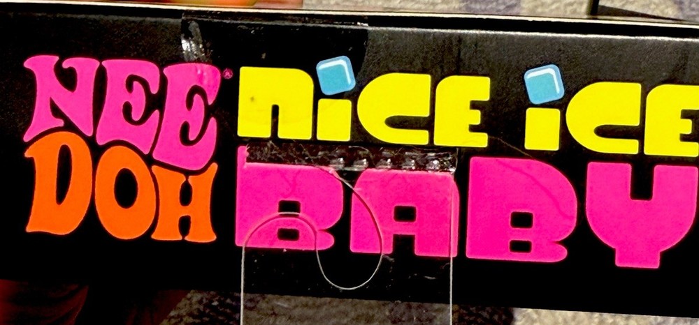 RARE Nee Doh BUNDLE Dream Drop+ Nice Ice Baby+ Nice Cube Super Solid Squish