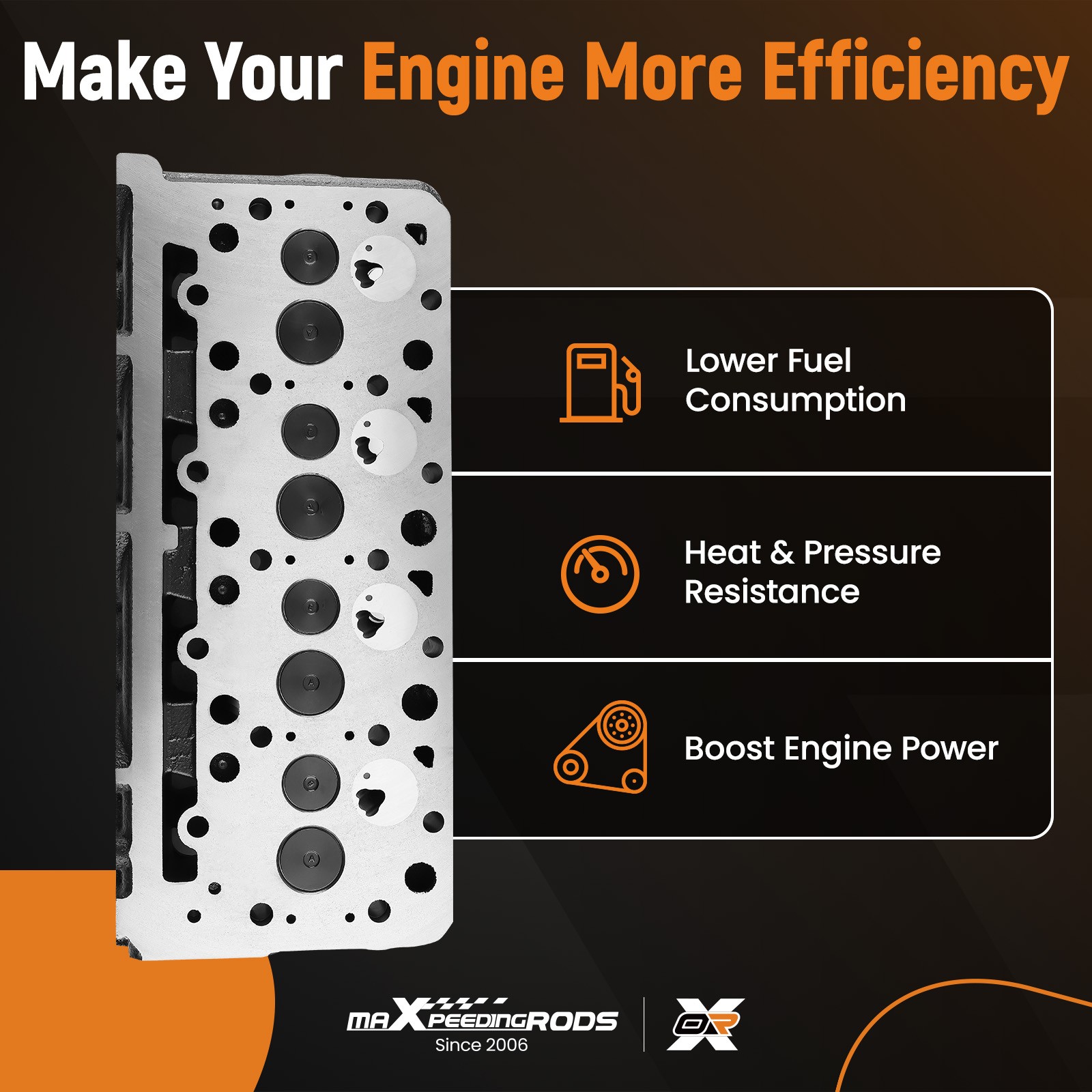 Complete Cylinder Head 19077-03048 for Bobcat 753 Kubota V2203 V2203T V2203E