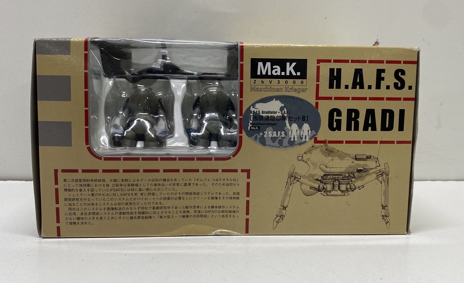Sci-fi Mecha Ma.k. Maschinen Krieger Plastic Scale Model Kit