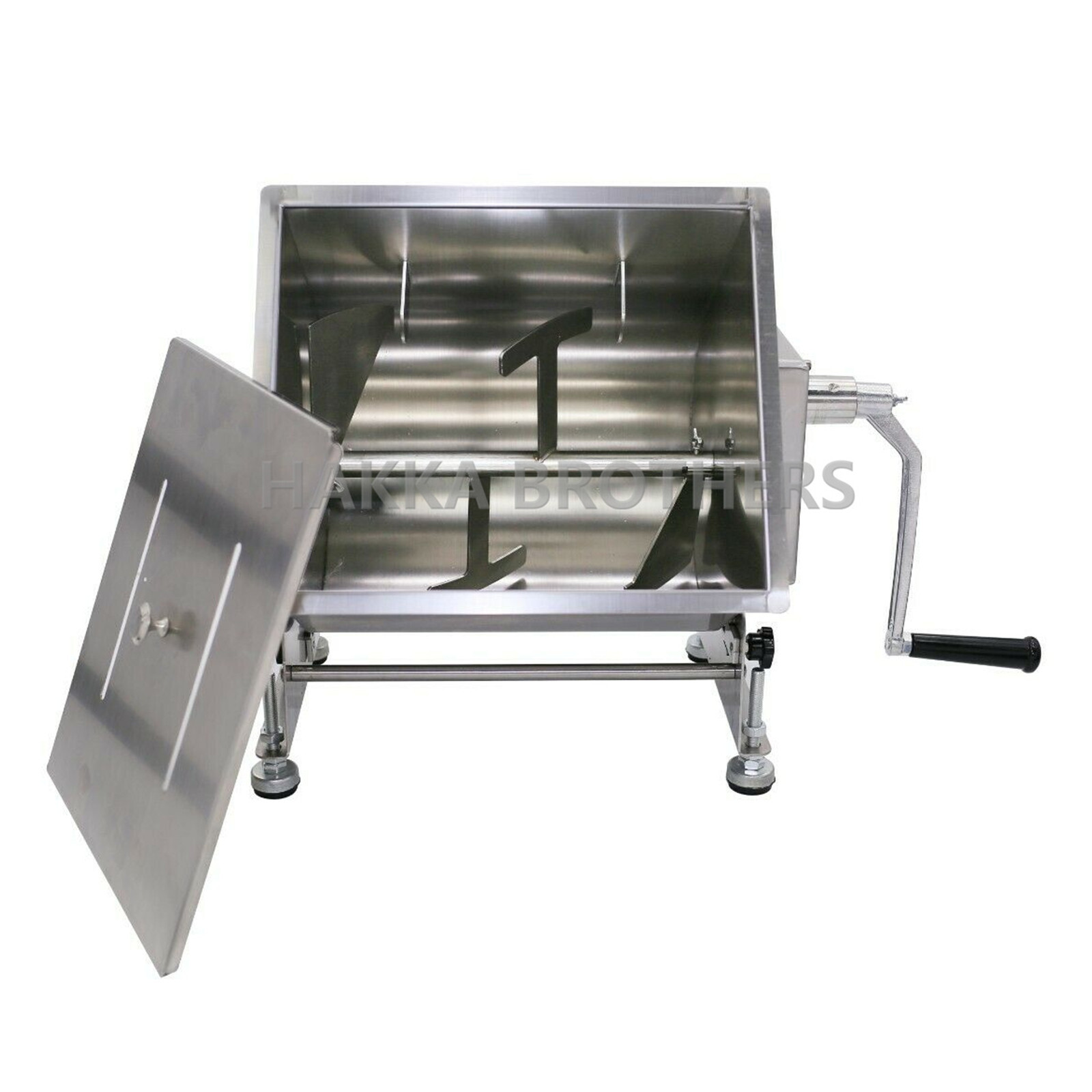 Hakka Tilt Tank Stand Mixer 30lbs 15L Food Mixing Sausage Processor Hopper