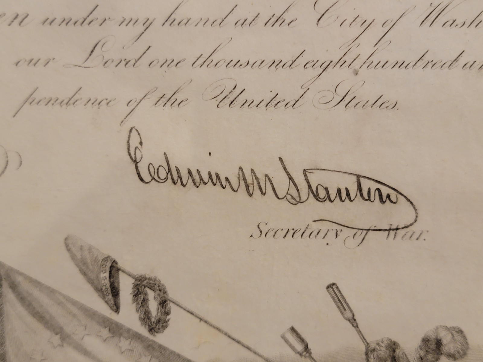 🌟HISTORIC President Andrew Johnson HAND SIGNED 1866 "MAJOR GENERAL" APPOINTMENT