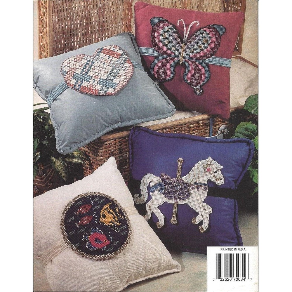 Pillow Trims Plastic Canvas Pattern Annie's Attic #870034