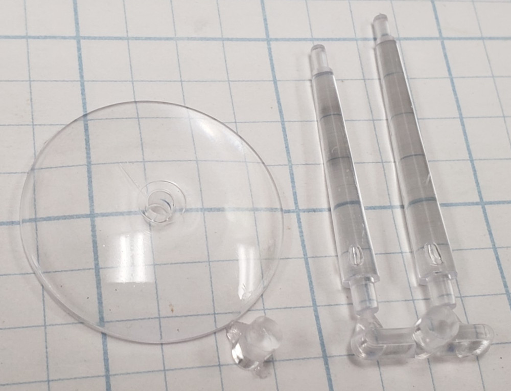 Warhammer 40k Tau Empire Bits Riptide Battlesuit Clear Flight Base 32mm