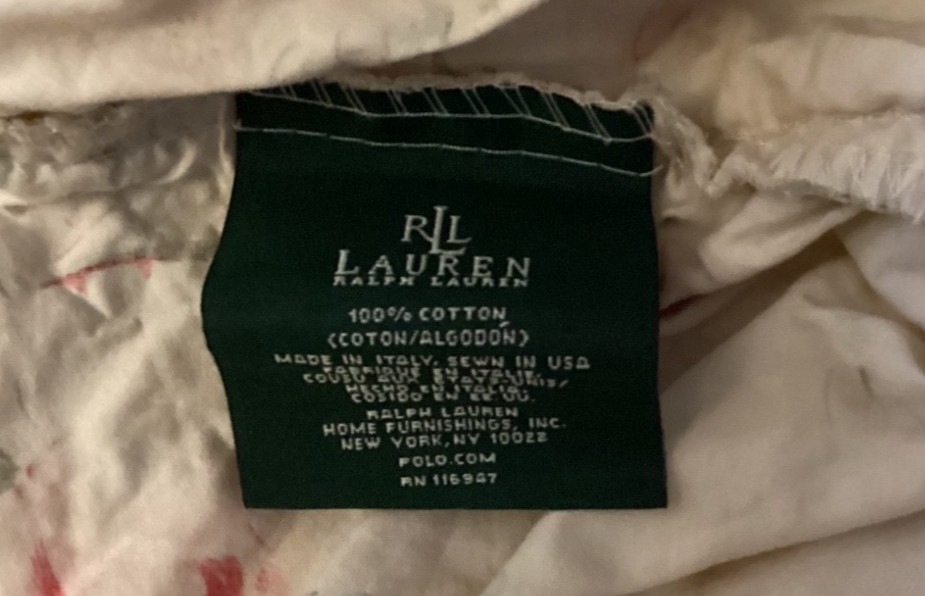 Rare Vintage Ralph Lauren Woodstock Garden Duvet Cover Full/ Queen