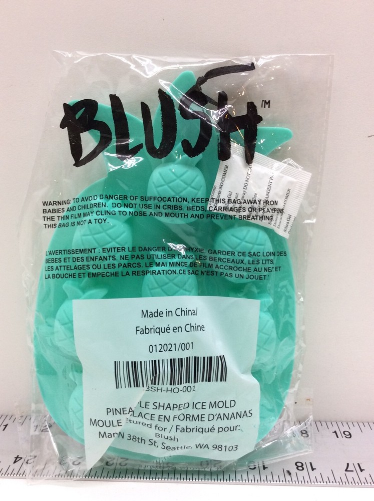 Blush Pineapple Shaped Flexible Silicone Ice Cube