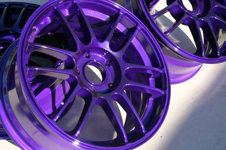 Transparent Candy Purple Powder Coating Paint - New 1LB