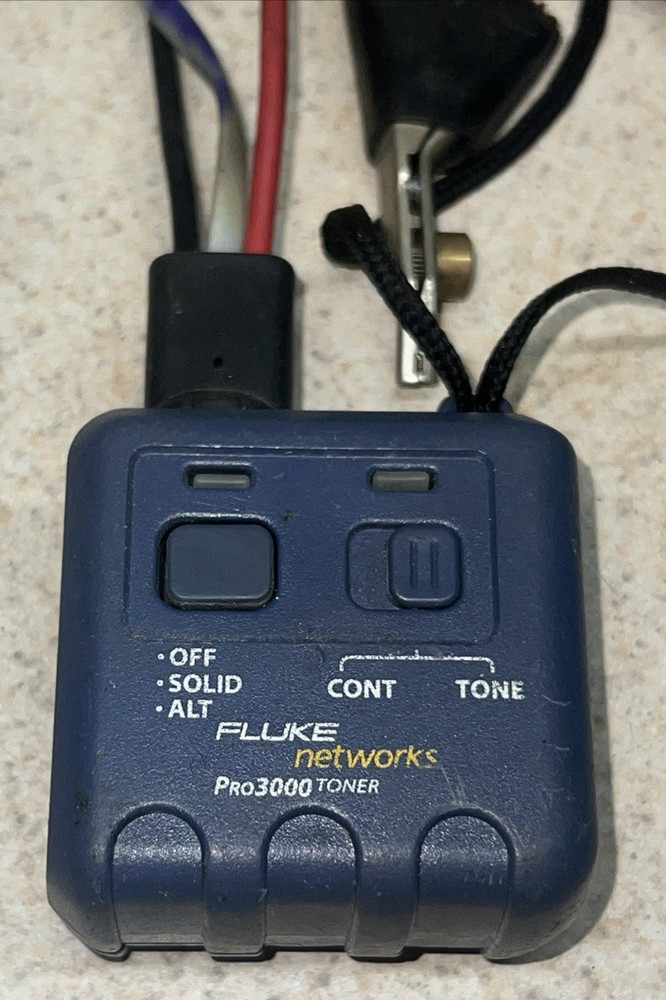 Fluke Networks Pro3000 Toner Powers On UNTESTED