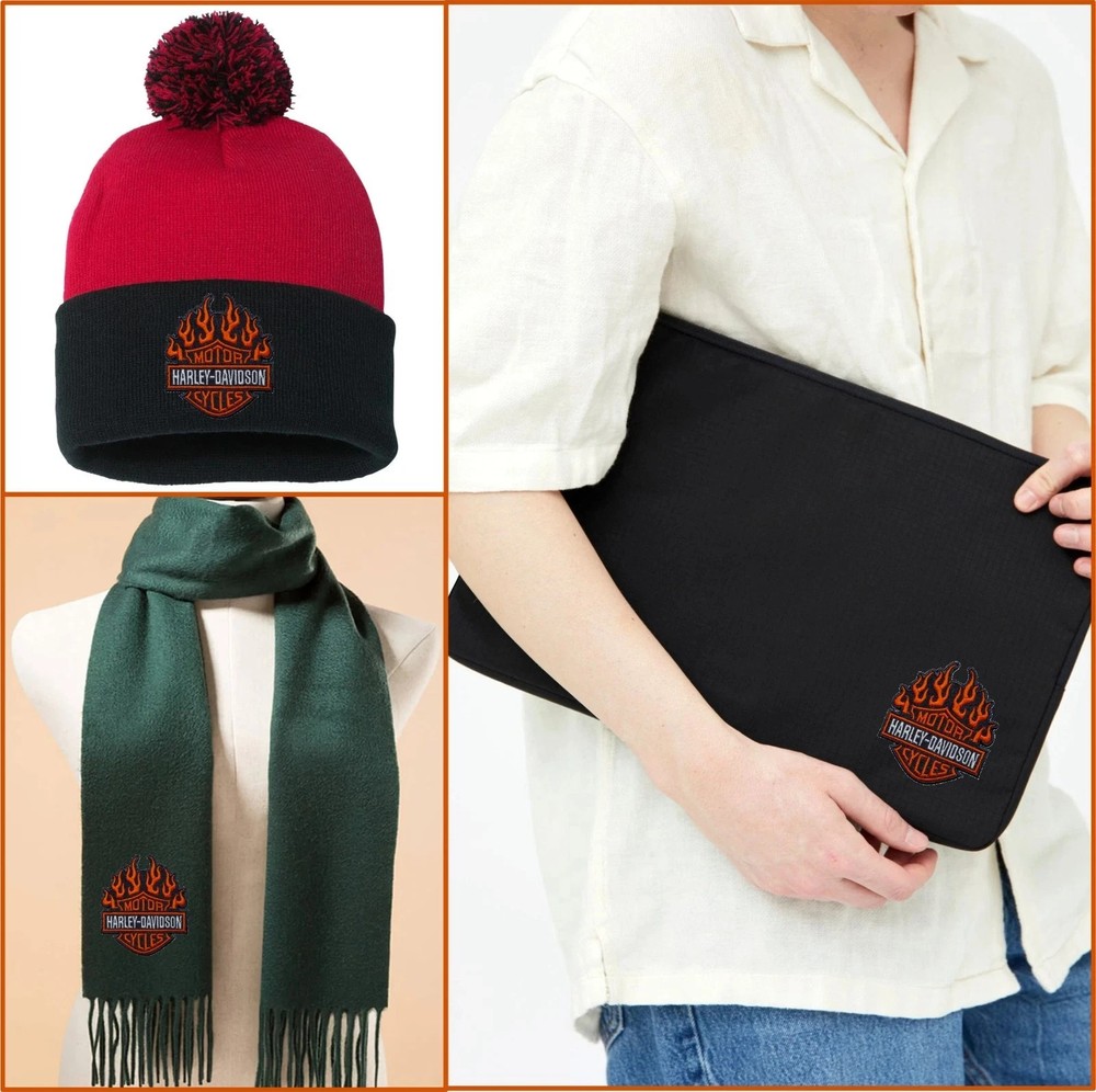 Harley Motorcycles Iron On Patch - Sew Patch - Embroidered Patch 3" x 3.5"