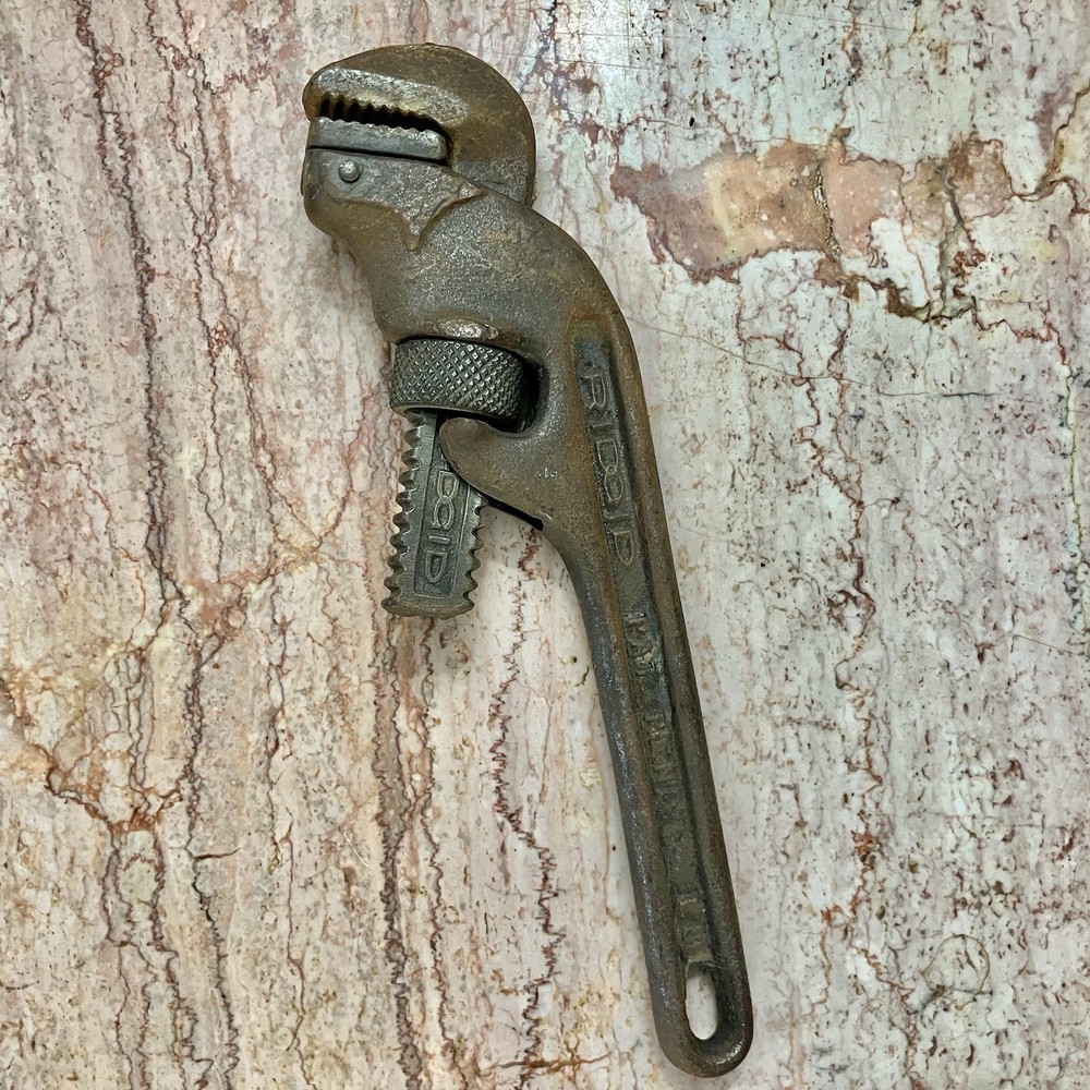 Possibly A RIDGID E8 Offset Pipe Wrench 8" - Pat. Pending - USA Made