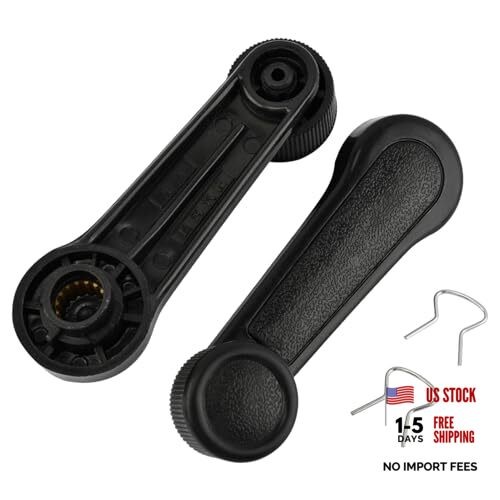 2 pcs Interior Window Crank Handle, Compatible with Various Toyot a Models -