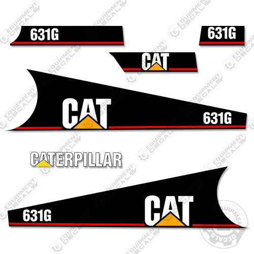 Fits Caterpillar 631G Decal Kit Elevating Motor Scraper Equipment Decals