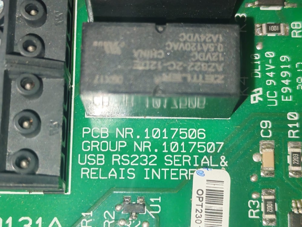 GE 1017506 PRINTED CIRCUIT BOARD