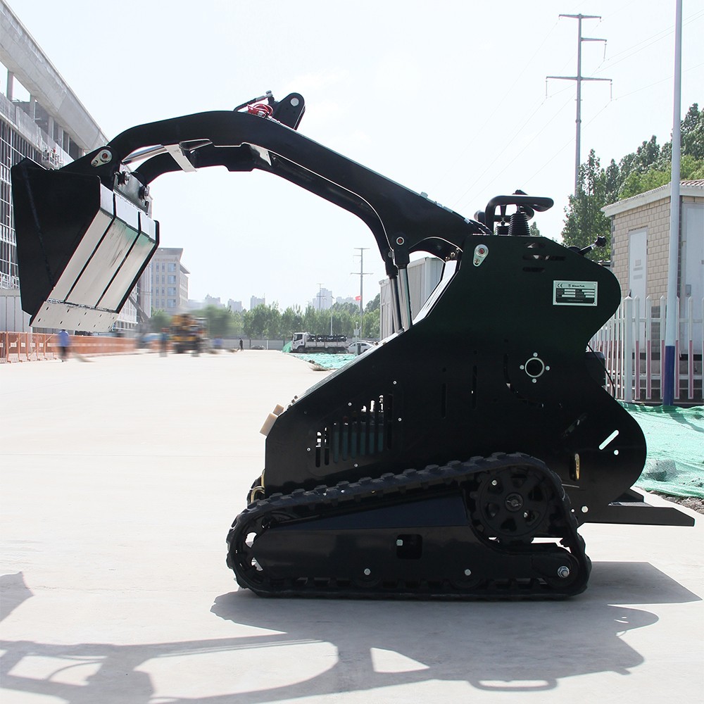 Upgraded Skid Steer Loader Tracked Loader with Grapple EPA Gasoline Engine USA