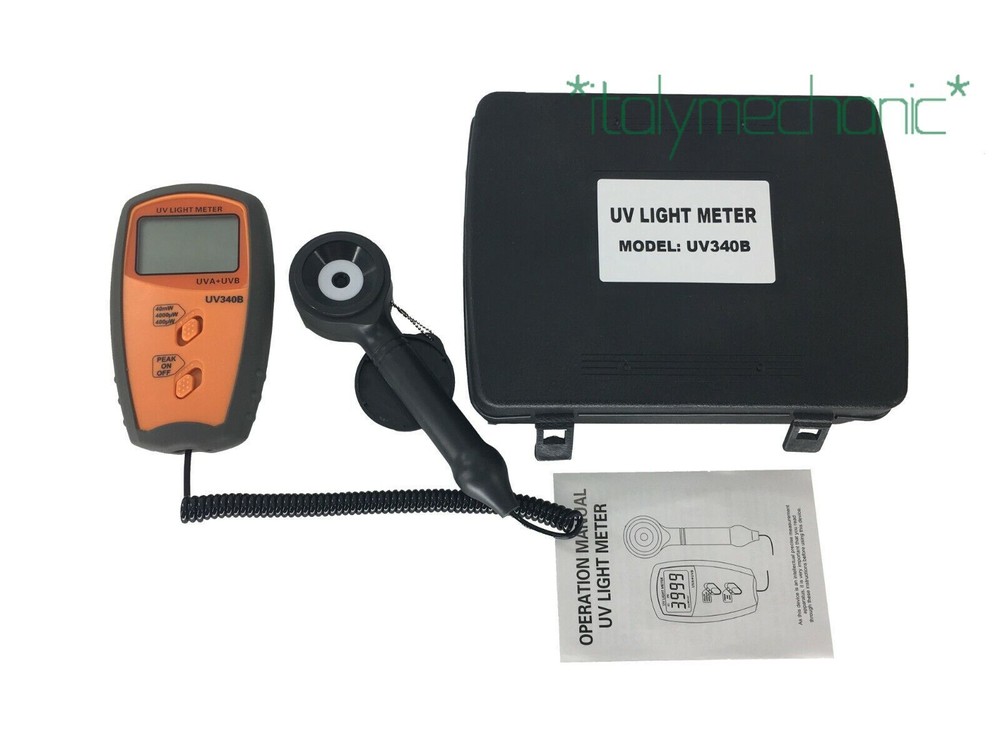 UV Light Tester Meter UVA UVB Measuring Meter Tester LCD Display
