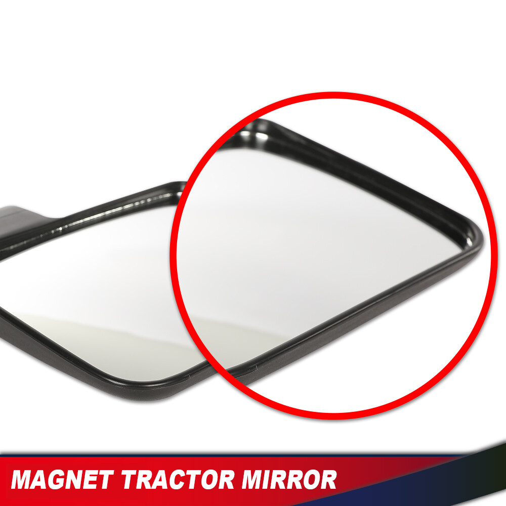 Pair 228lb Rated Magnetic Mirror Tractor View Mirrors For Kubota John Deere 2PCS