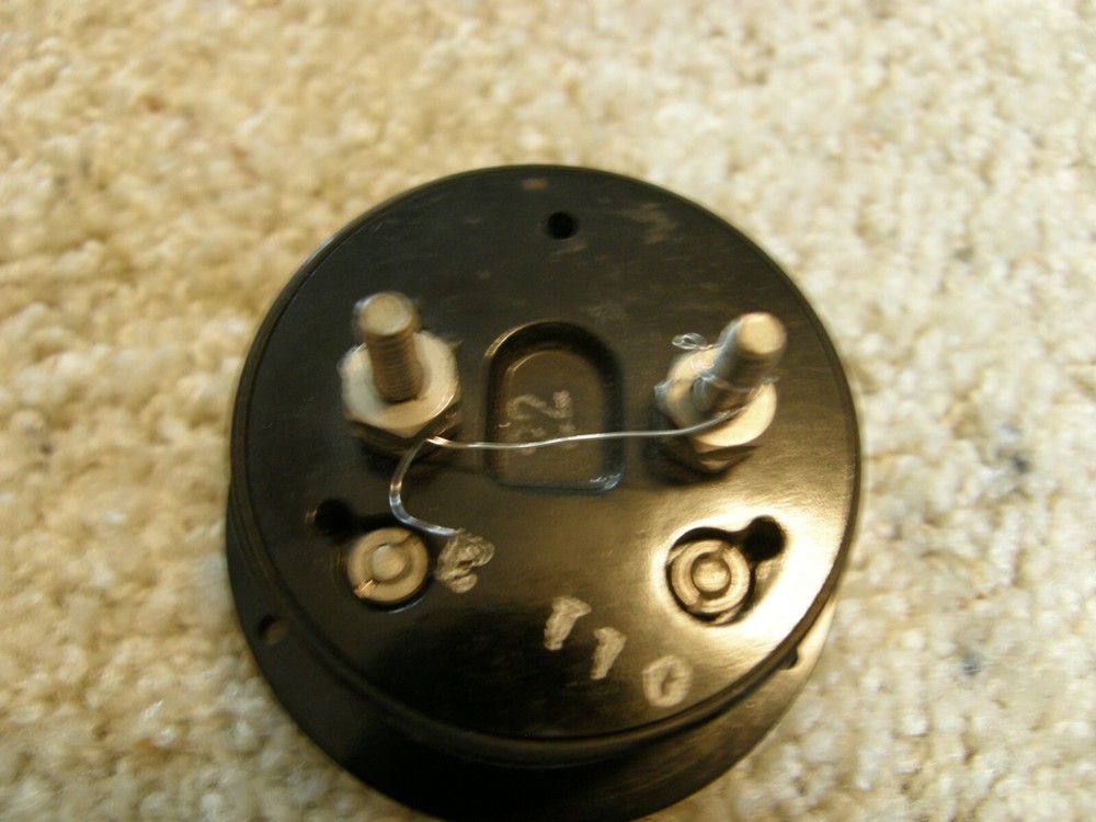 VINTAGE GE ELECTRICAL PANEL METER 0-500 DC MICROAMPS - 2" DIAMETER