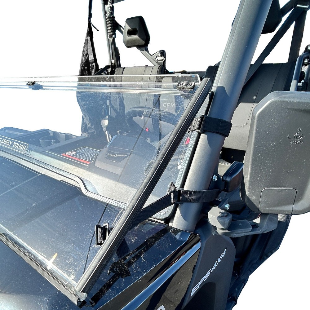 Clearly Tough CFMoto UForce 1000 Full Folding Windshield