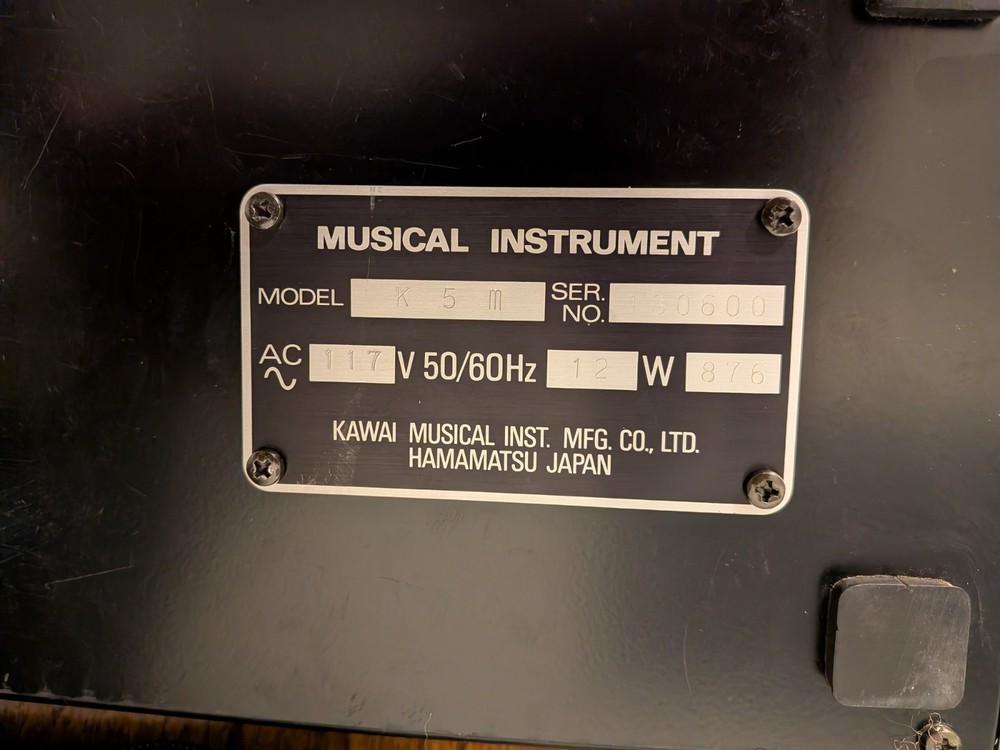 Kawai K5M Rackmount Digital Synthesizer Module - works!