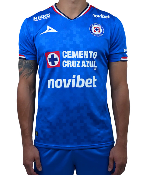 NEW CRUZ AZUL HOME SHIRT PERSONALIZE 2025-2026 LIGA MX PIRMA MEN FOOTBALL