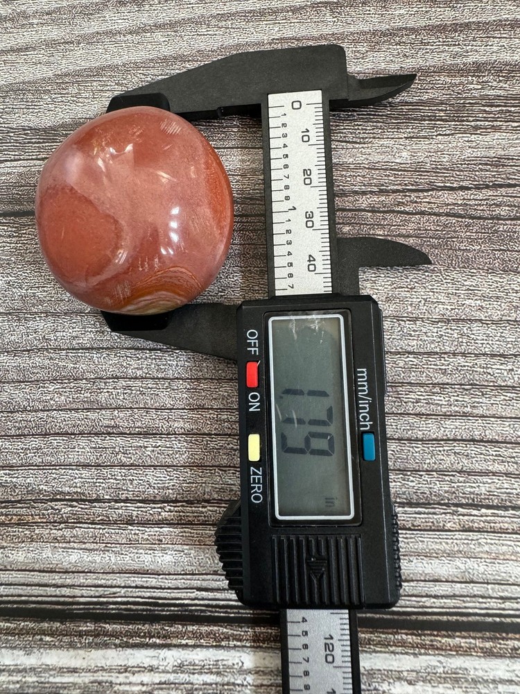 1.79” Polychrome Jasper Palm Stone 2.7oz (Madagascar)