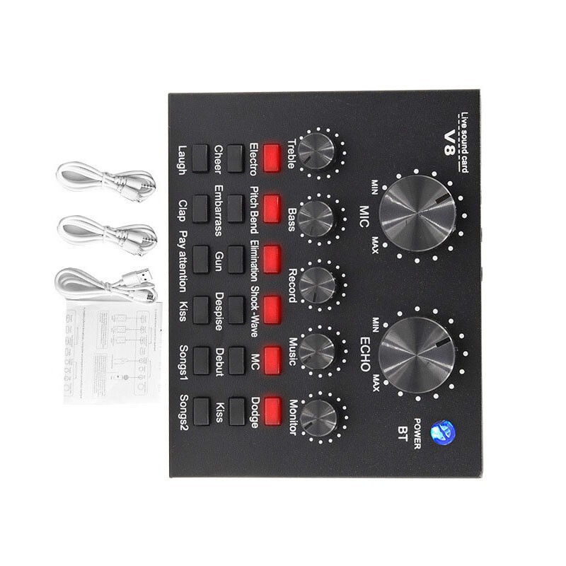 Essential Equipment V8 External Audio Device Compatible With Many Uses