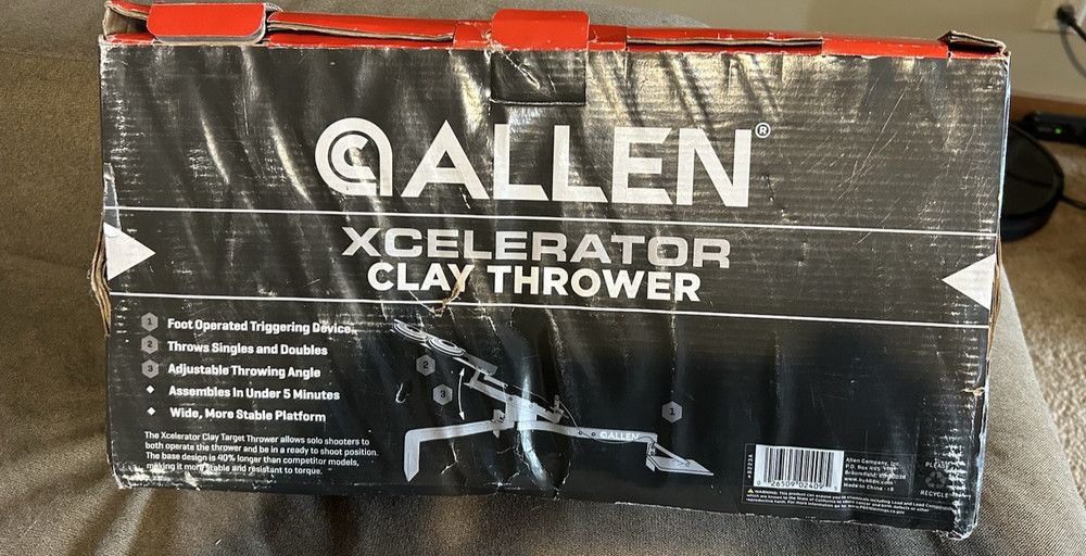 Allen Xcelerator Clay Thrower Foot Trigger Step Launch Throws Single or Double