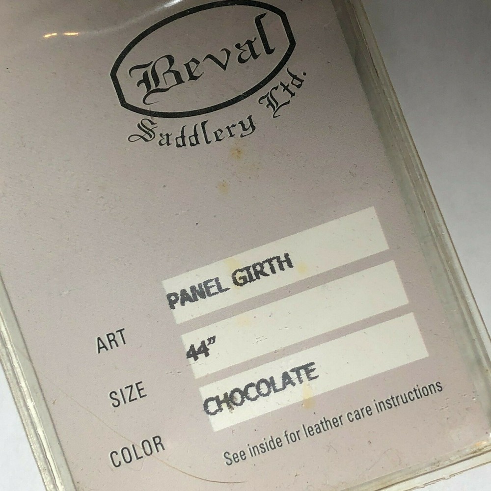 44 inch Panel Girth from Beval - Chocolate Color - Triple Elastic Ends