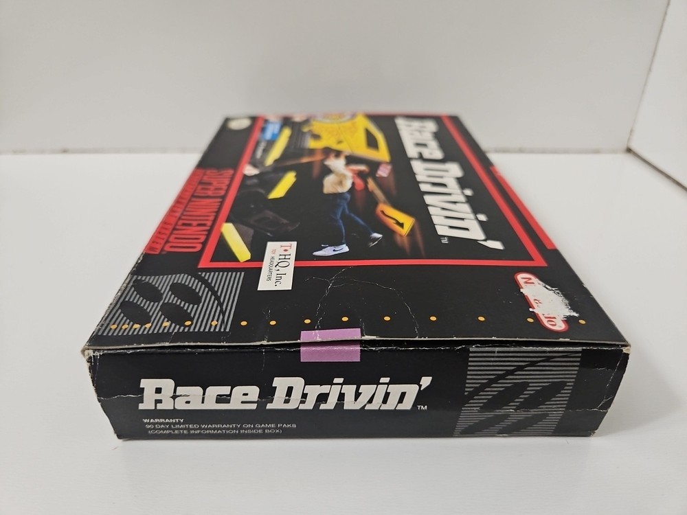 Race Drivin Box Only Authentic Super Nintendo SNES
