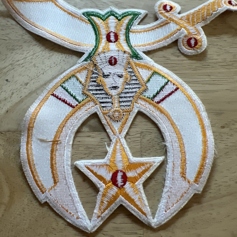 VTG Masonic Shriner Large Sew-On Patch New