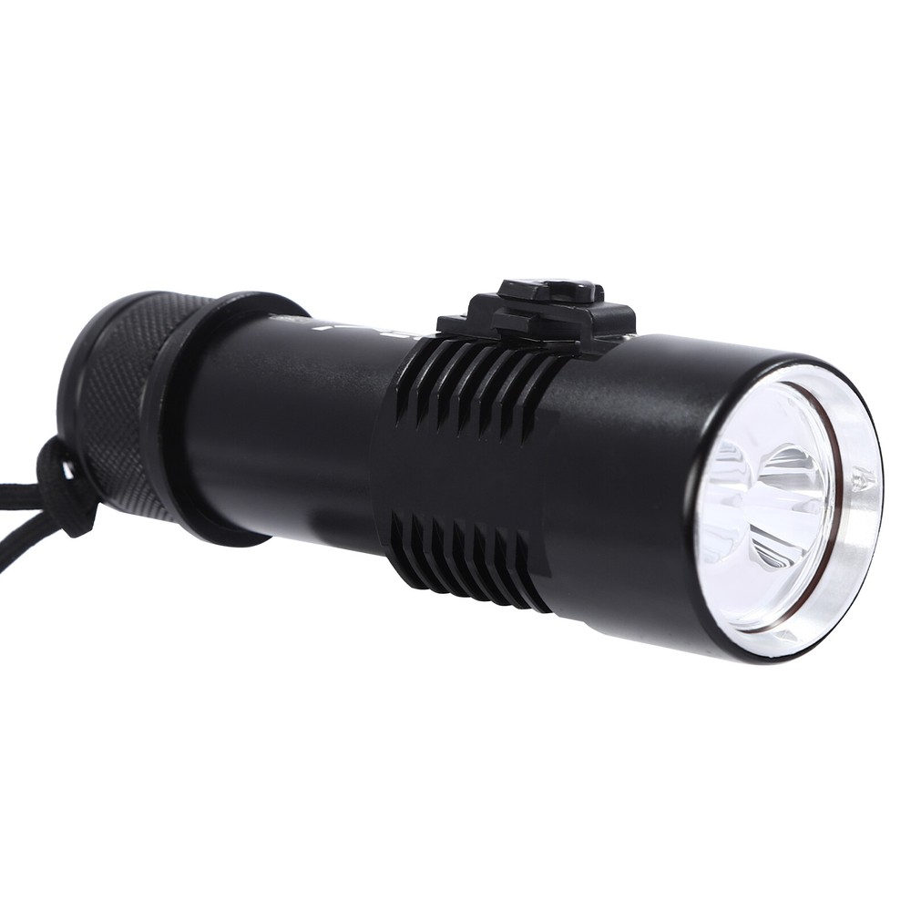 LED Dive Light, Waterproof Compact Bright Diving Torch, Submersible Flashlight