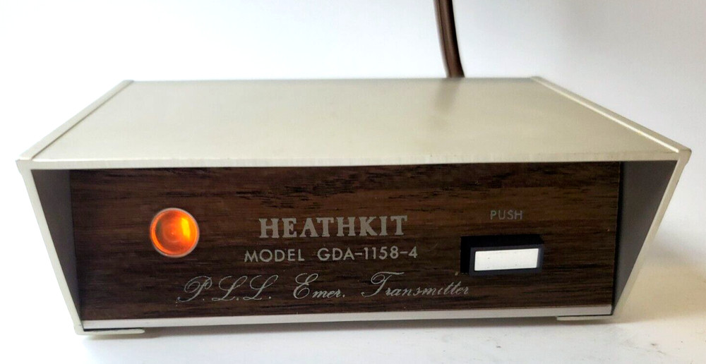 HEATHKIT EMERGENCY TRANSMITTER MODULE MODEL GDA-1158-4 SERIES 01639 INPUT 115V