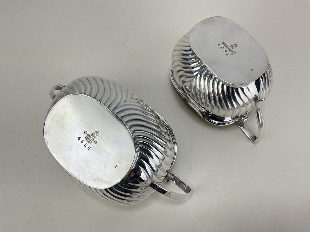 Victorian 3 Piece Silver Plated Tea Set Cooper Brothers Sheffield