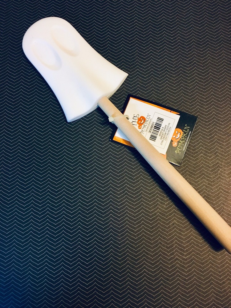 HALLOWEEN WHITE GHOST SHAPED SILICONE SPATULA HAUNTED SPOOKY