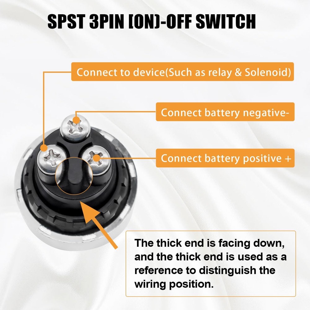 mankk Push Start Ignition Switch 12V DC,Start Engine Button Stater Red