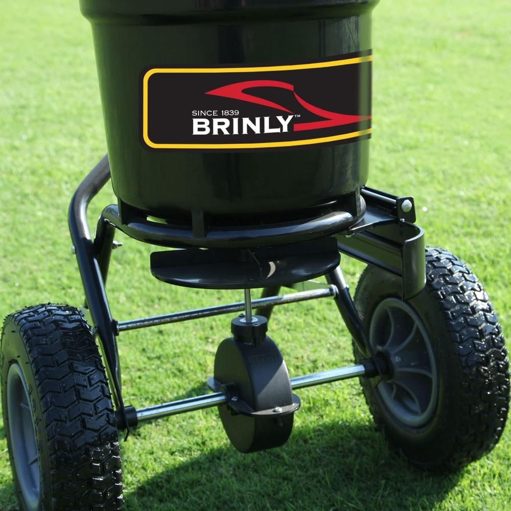 Versatile 50 lb Capacity Spreader with Rust-Resistant Features & Maneuverability