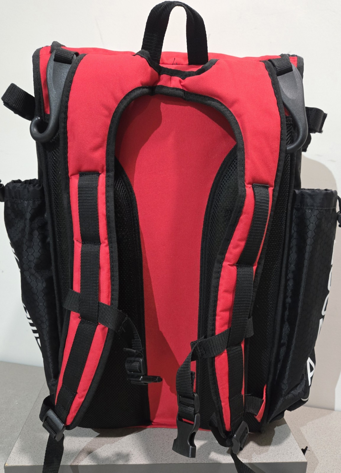 Boombah Superpack Red Black *missing Front Flap *