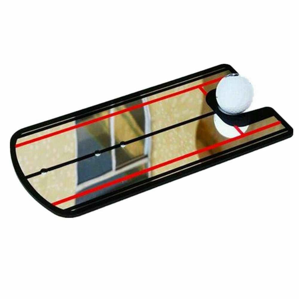 Portable Golf Putting Mirror Training Eyeline Alignment Practice Trainer Aid
