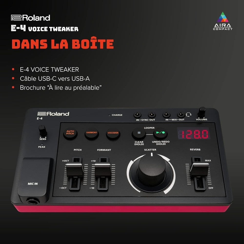 Roland E-4 Voice Tweaker Aira Compact Vocal Effector