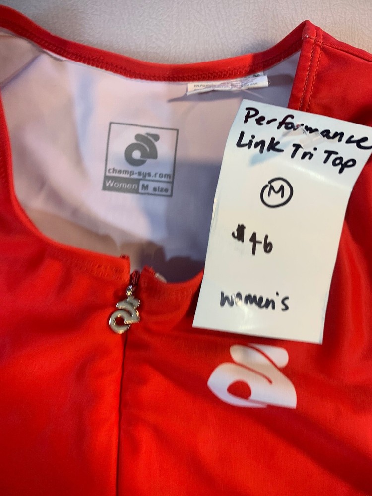 Champion System Womens Performance Link Tri Triathlon Top Medium M (6545-3)