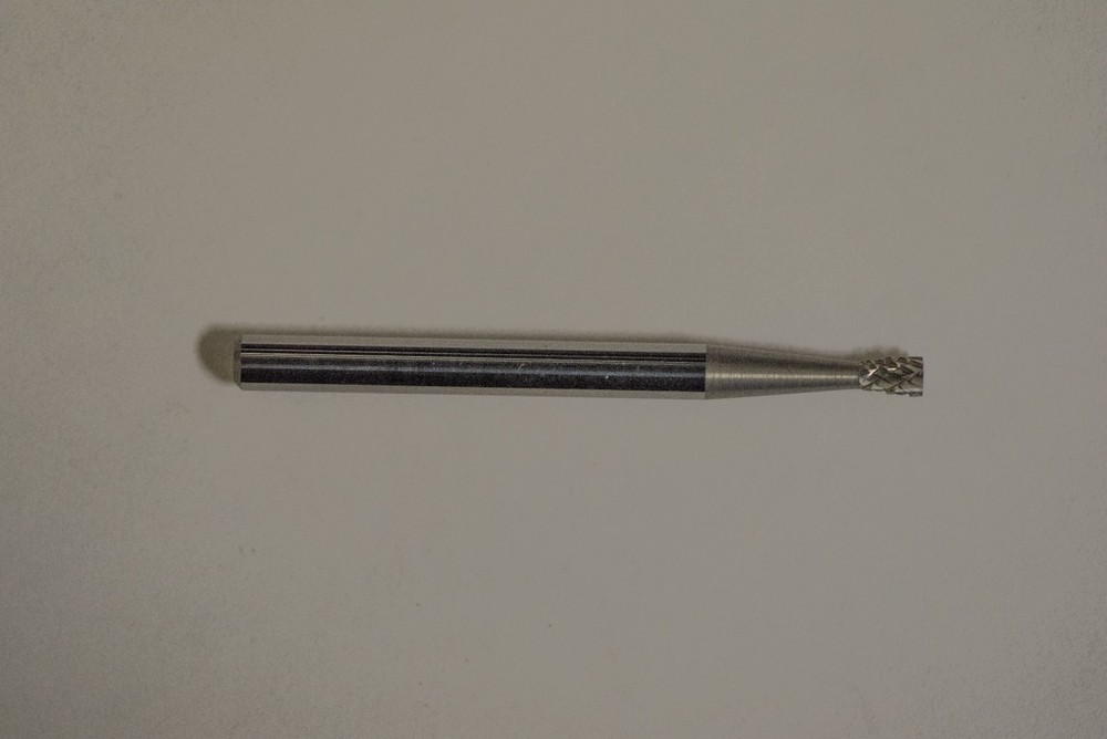 SN41D Taper Shape SOLID Carbide Burr Bur Cutting Tool Die Grinder Bit 1/8"