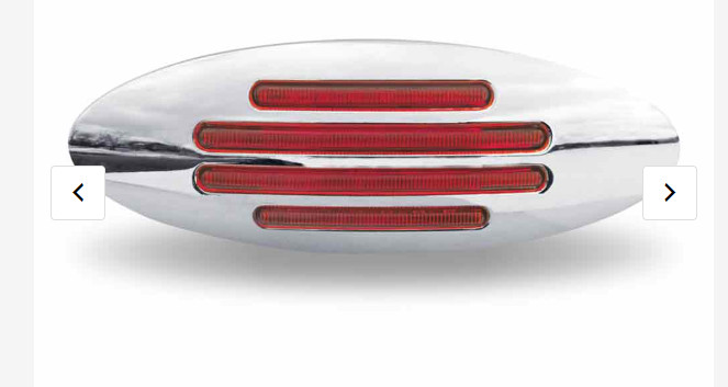 Red Marker Flatline Generation 4 LED Light – 32 Diodes