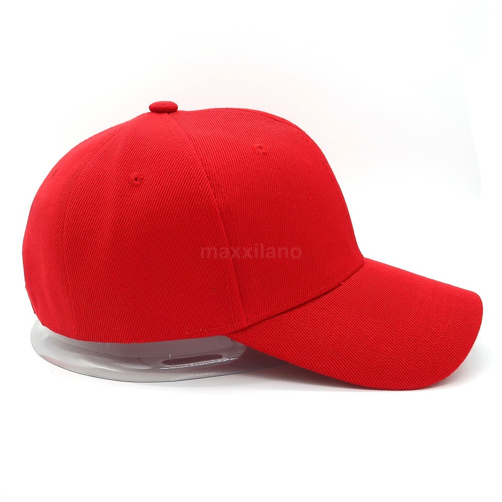 Men Baseball Cap Adjustable Solid Women Trucker Ball Hat Plain Visor Camo Caps