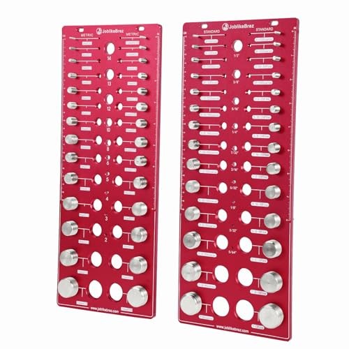 Thread Checker, 76 Nut and Bolt Thread Checker, 28 76 Thread Checker Red